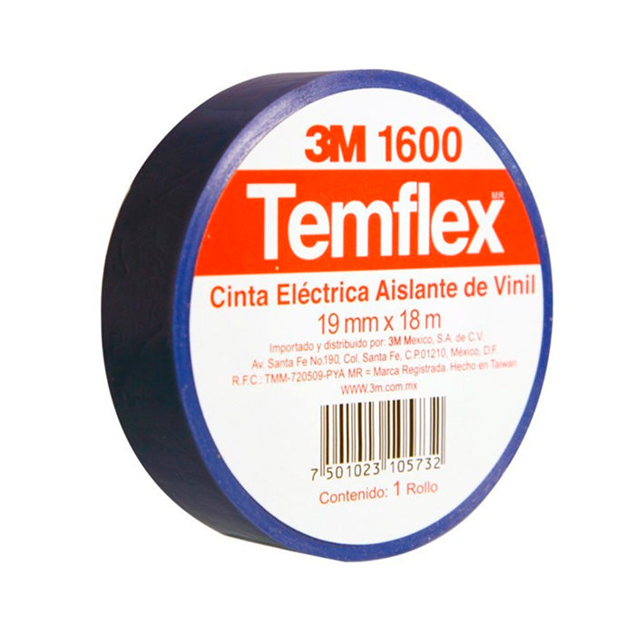 3M® Temflex® 1600 Vinyl Electrical Tape - Black