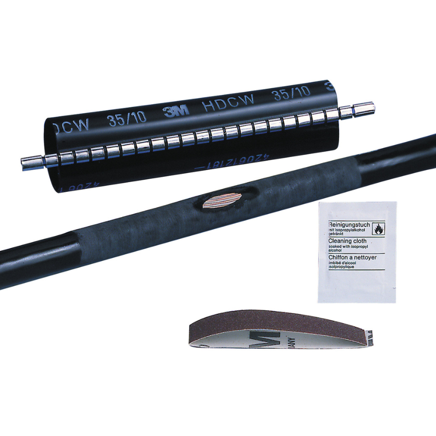 Manga envolvente termorretráctil 3M HDCW 55/15-250 mm para reparación de cubiertas de cable 