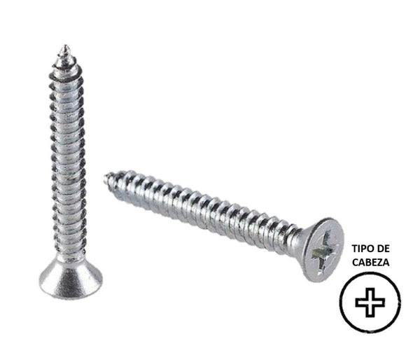 PIJA Y TORNILLO ACERO INOXIDABLE 10 X 1 1/2"