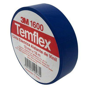 3M® Cinta Eléctrica de Vinil Temflex® 1600 - Negro