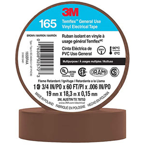 3M® Temflex® 1600 Vinyl Electrical Tape - Black 